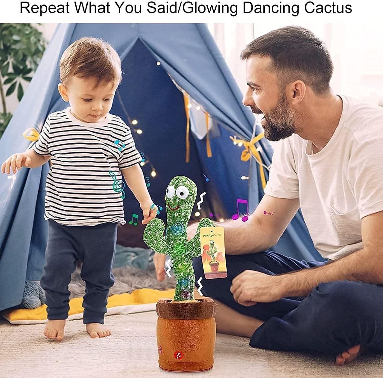 LED Dancing & Mimicry Cactus Toy