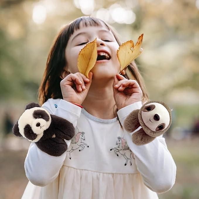 Unisex Stuffed Animal Slap Bracelets Plush Panda toy
