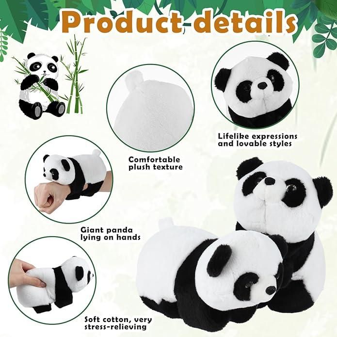 Unisex Stuffed Animal Slap Bracelets Plush Panda toy