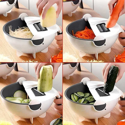 Vegetable Cutter- Multifunction Magic Rotate