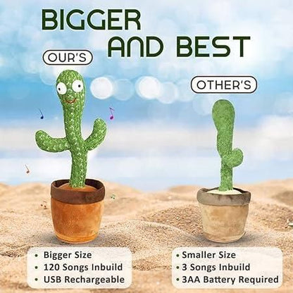 LED Dancing & Mimicry Cactus Toy