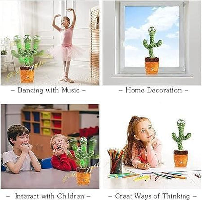 LED Dancing & Mimicry Cactus Toy