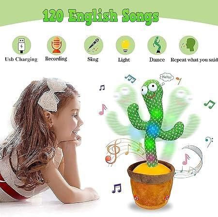 LED Dancing & Mimicry Cactus Toy