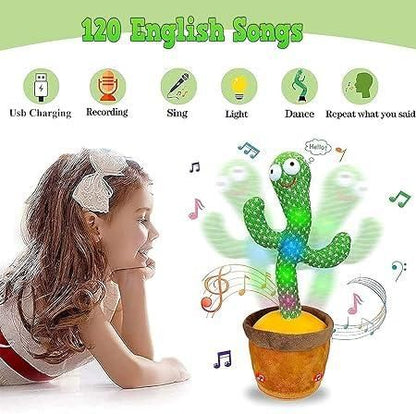 LED Dancing & Mimicry Cactus Toy