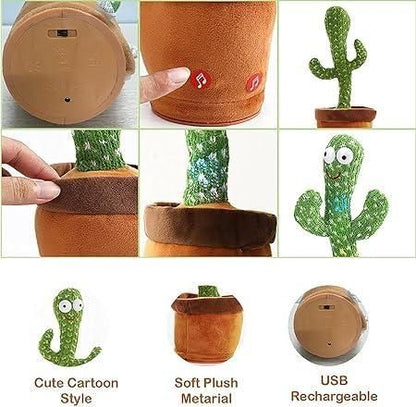 LED Dancing & Mimicry Cactus Toy