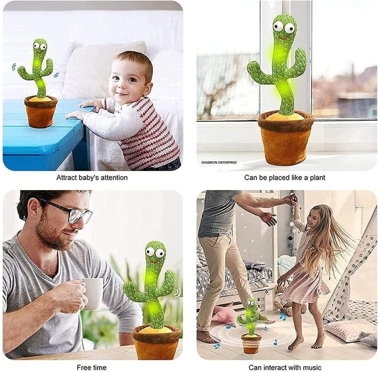 LED Dancing & Mimicry Cactus Toy
